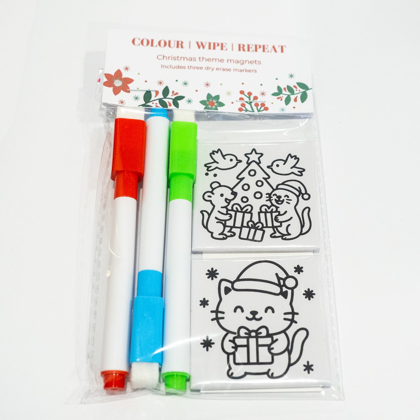 Christmas Colouring Magnet Set Attractive Memories Ltd.