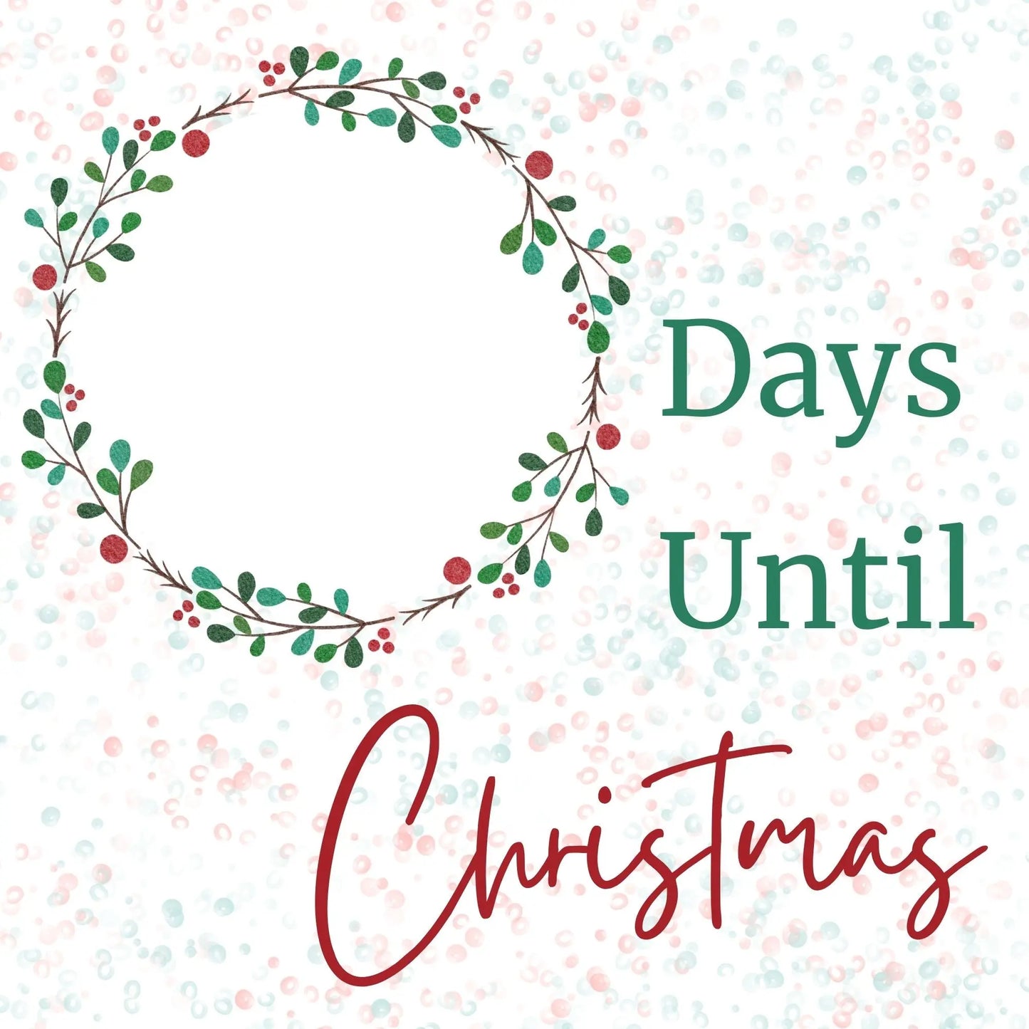 Christmas Countdown Magnet Attractive Memories Ltd.