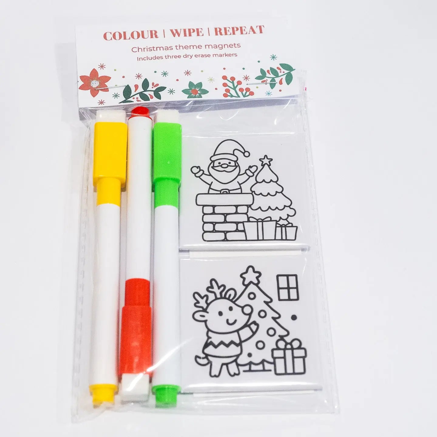 Christmas Colouring Magnet Set Attractive Memories Ltd.