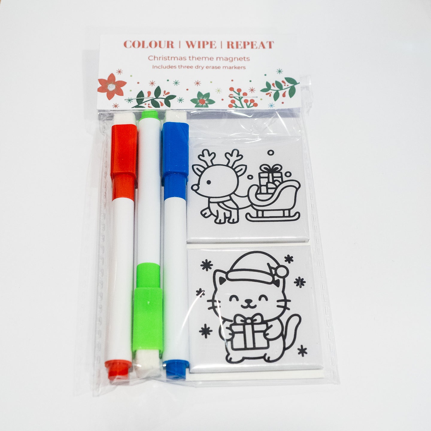 Christmas Colouring Magnet Set Attractive Memories Ltd.